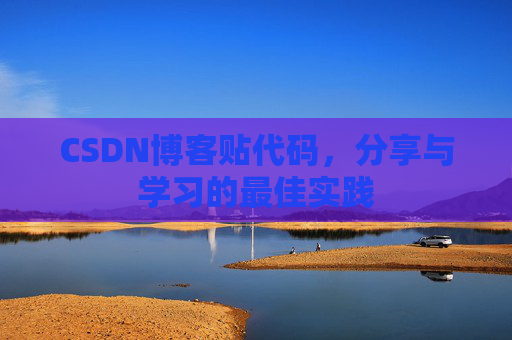 CSDN博客贴代码,分享与学习的最佳实践
