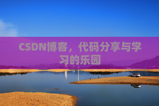 CSDN博客，代码分享与学习的乐园